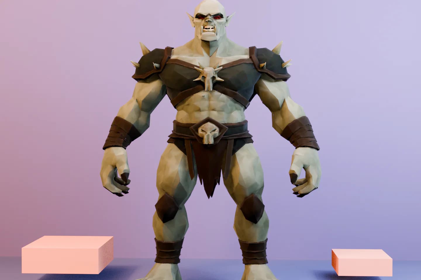 Render de estudio del modelo humanoide de seis regiones usado en el prototipo de lesiones localizadas de Chronicles